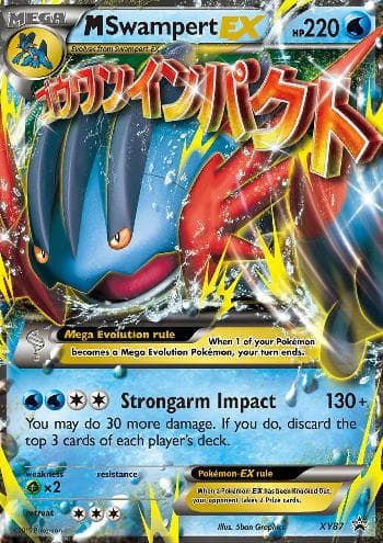 Carta M Swampert-EX do set XY Promos — Pokémon TCG | Bynx