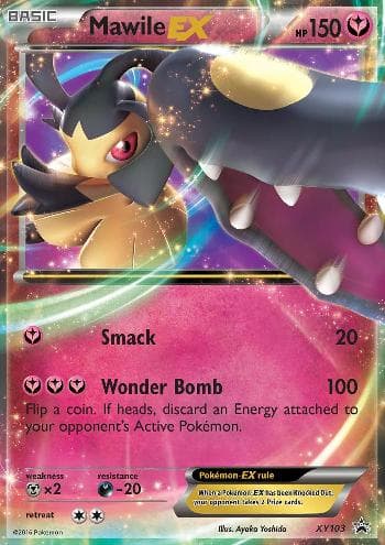 Carta Mawile-EX do set XY Promos — Pokémon TCG | Bynx