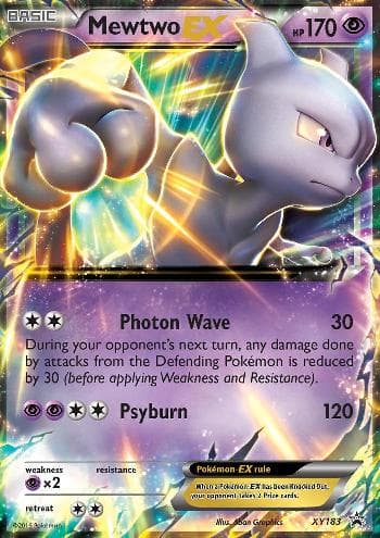 Carta Mewtwo-EX do set XY Promos — Pokémon TCG | Bynx