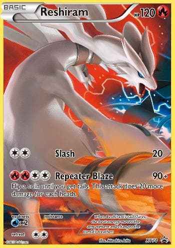 Carta Reshiram do set XY Promos — Pokémon TCG | Bynx