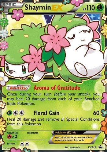 Carta Shaymin-EX do set XY Promos — Pokémon TCG | Bynx