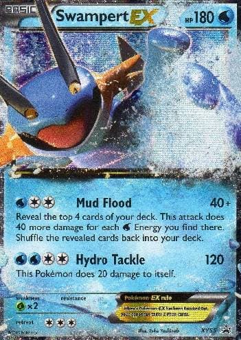 Carta Swampert-EX do set XY Promos — Pokémon TCG | Bynx