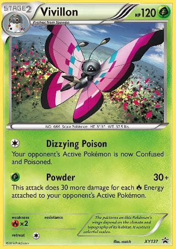 Carta Vivillon do set XY Promos — Pokémon TCG | Bynx