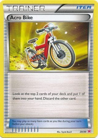 Carta Acro Bike (Pink Symbol) (20/30) do set XY Trainer Kit: Latias and Latios — Pokémon TCG | Bynx