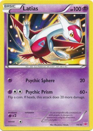 Carta Latias (Pink Symbol) (14/30) do set XY Trainer Kit: Latias and Latios — Pokémon TCG | Bynx