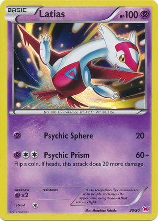 Carta Latias (Pink Symbol) (30/30) do set XY Trainer Kit: Latias and Latios — Pokémon TCG | Bynx