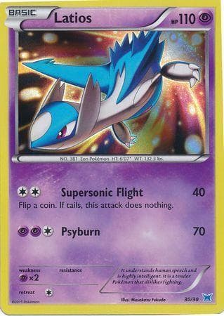 Carta Latios (Blue Symbol) (30/30) do set XY Trainer Kit: Latias and Latios — Pokémon TCG | Bynx