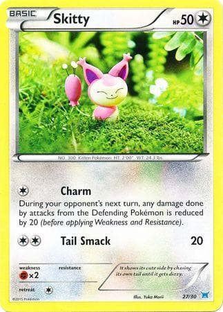 Skitty (Blue Symbol) (27/30) — XY Trainer Kit: Latias and Latios