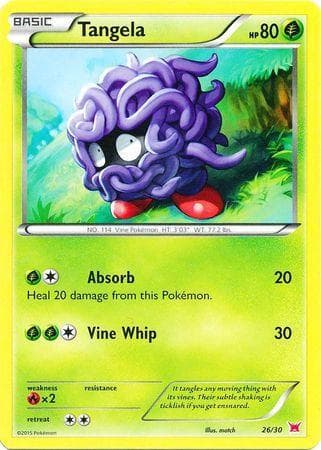Carta Tangela (Pink Symbol) (26/30) do set XY Trainer Kit: Latias and Latios — Pokémon TCG | Bynx