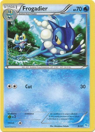 Carta Frogadier (6/30) do set XY Trainer Kit: Pikachu Libre and Suicune — Pokémon TCG | Bynx