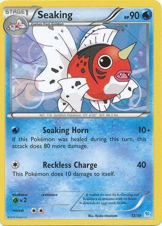 Carta Seaking (12/30) do set XY Trainer Kit: Pikachu Libre and Suicune — Pokémon TCG | Bynx