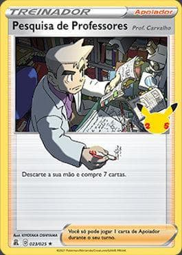 Carta Pesquisa de Professores: Prof. Carvalho / Professor — Pokémon TCG | Bynx