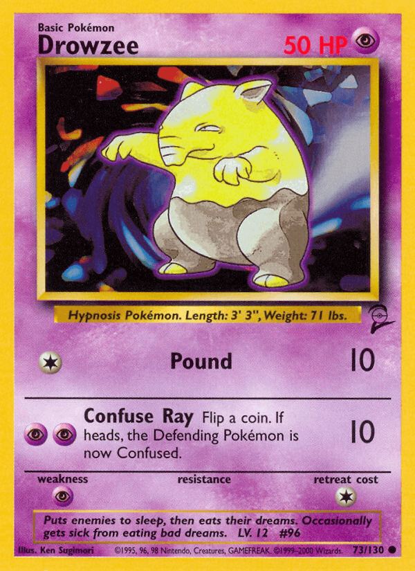 Carta Drowzee 73/130 do set Base Set 2 — Pokémon TCG | Bynx