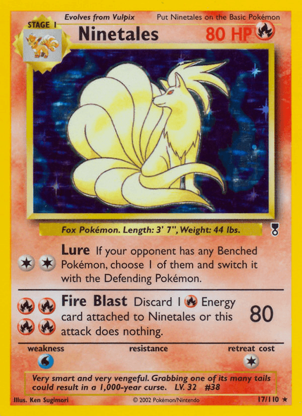 Carta Ninetales 17/110 do set Legendary Collection — Pokémon TCG | Bynx