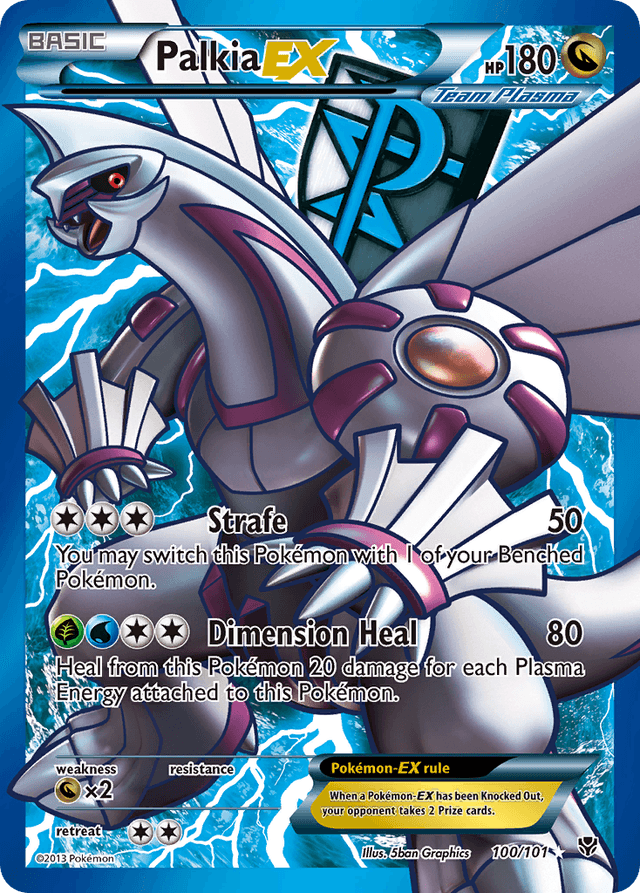 Carta Palkia-EX 100/101 do set Plasma Blast — Pokémon TCG | Bynx