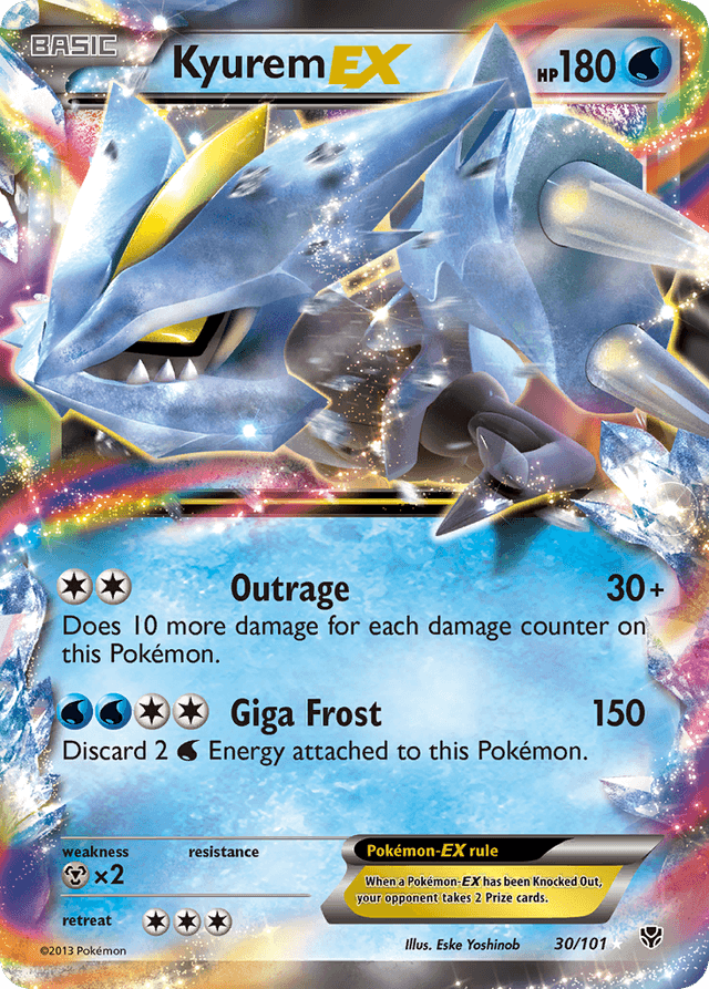 Carta Kyurem-EX 30/101 do set Plasma Blast — Pokémon TCG | Bynx