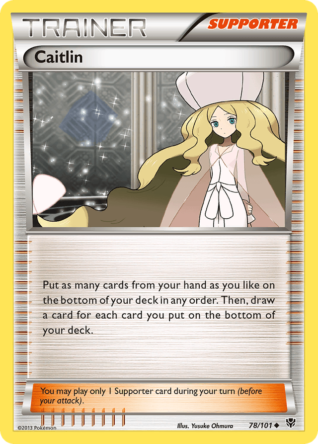 Carta Caitlin 78/101 do set Plasma Blast — Pokémon TCG | Bynx