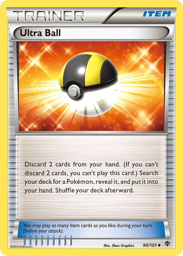 Carta Ultra Ball 90/101 do set Plasma Blast — Pokémon TCG | Bynx