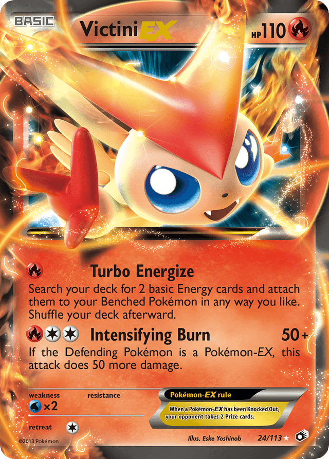 Carta Victini-EX 24/113 do set Legendary Treasures — Pokémon TCG | Bynx