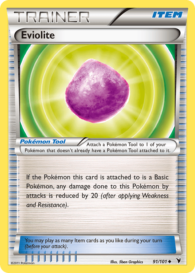 Carta Eviolite 91/101 do set Noble Victories — Pokémon TCG | Bynx
