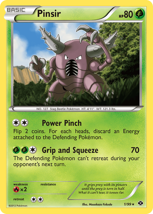Carta Pinsir 1/99 do set Next Destinies — Pokémon TCG | Bynx