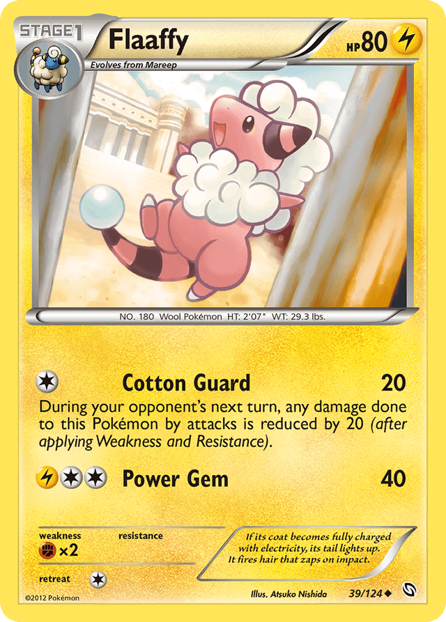 Carta Flaaffy 39/124 do set Dragons Exalted — Pokémon TCG | Bynx