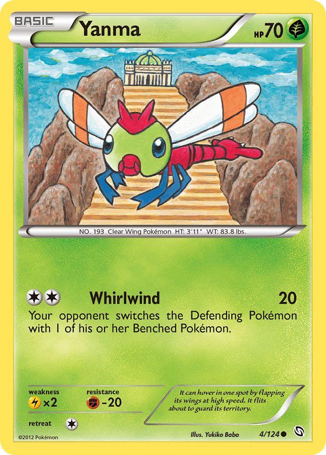 Carta Yanma 4/124 do set Dragons Exalted — Pokémon TCG | Bynx