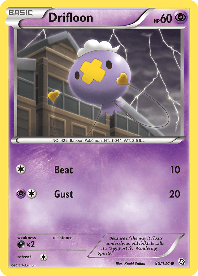 Carta Drifloon 50/124 do set Dragons Exalted — Pokémon TCG | Bynx