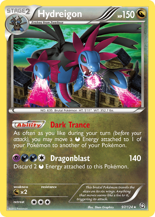 Carta Hydreigon 97/124 do set Dragons Exalted — Pokémon TCG | Bynx
