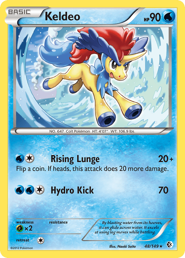 Carta Keldeo 48/149 do set Boundaries Crossed — Pokémon TCG | Bynx