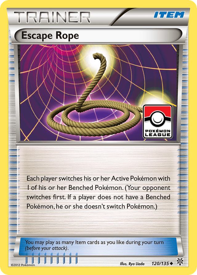 Carta Escape Rope 120/135 do set Plasma Storm — Pokémon TCG | Bynx