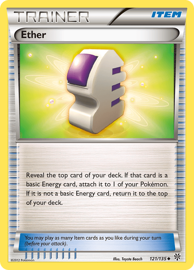 Carta Ether 121/135 do set Plasma Storm — Pokémon TCG | Bynx