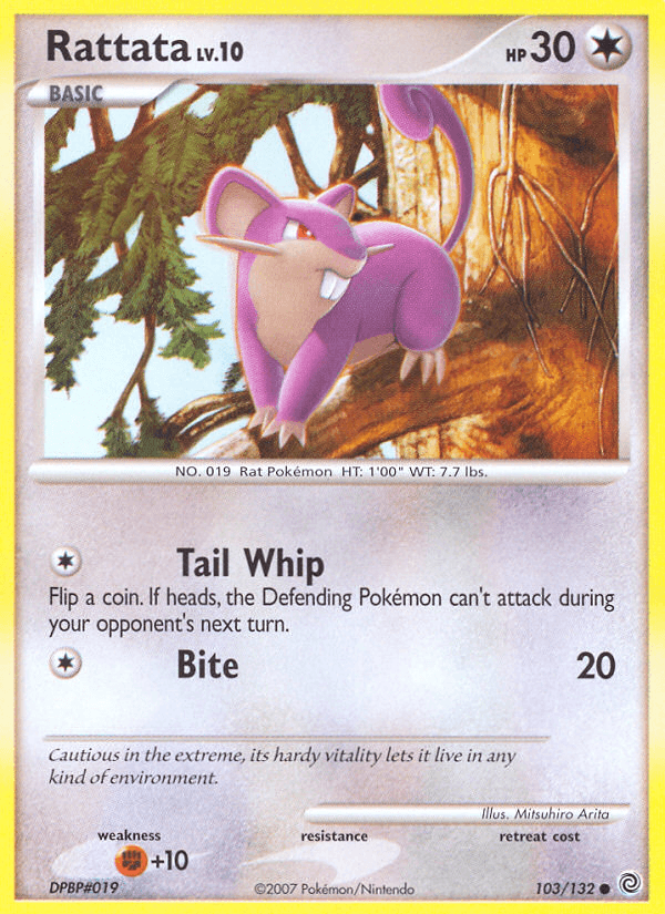 Carta Rattata 103/132 do set Secret Wonders — Pokémon TCG | Bynx