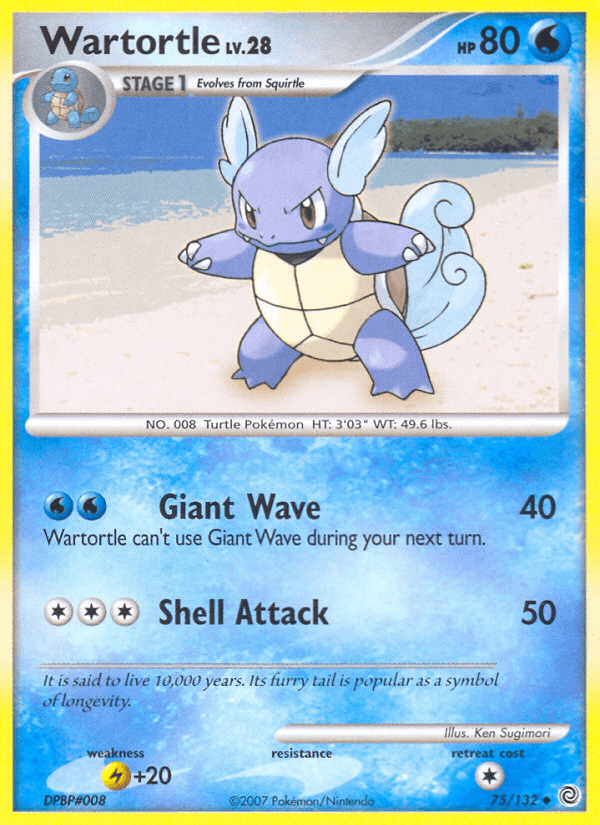 Carta Wartortle 75/132 do set Secret Wonders — Pokémon TCG | Bynx
