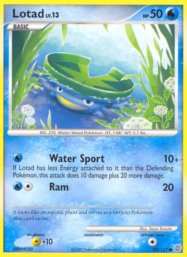 Carta Lotad 92/132 do set Secret Wonders — Pokémon TCG | Bynx