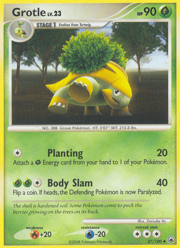 Carta Grotle 37/100 do set Majestic Dawn — Pokémon TCG | Bynx