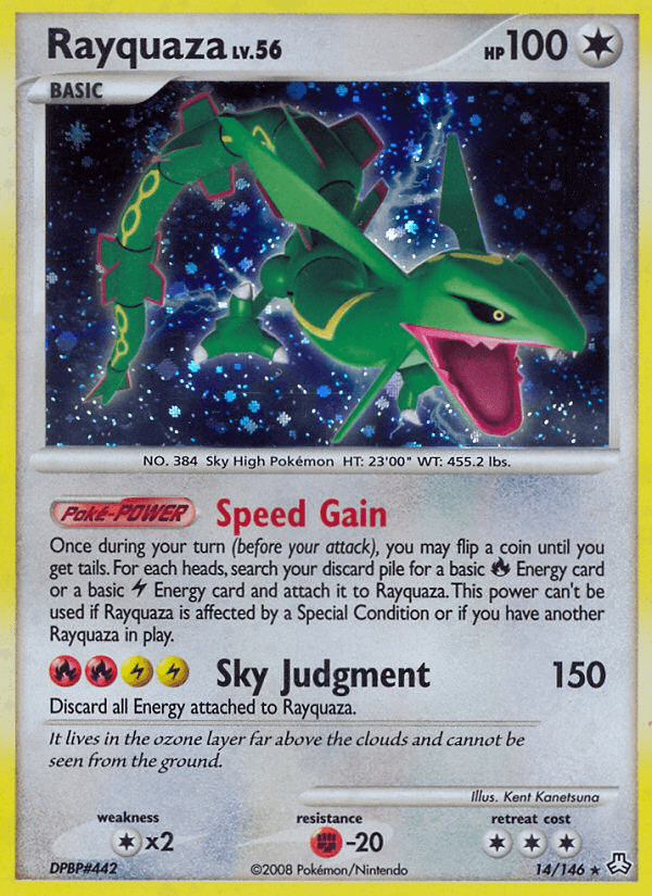 Carta Rayquaza 14/146 do set Legends Awakened — Pokémon TCG | Bynx