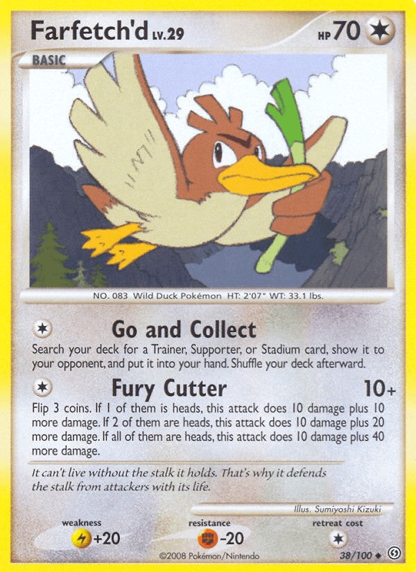 Carta Farfetch'd 38/100 do set Stormfront — Pokémon TCG | Bynx