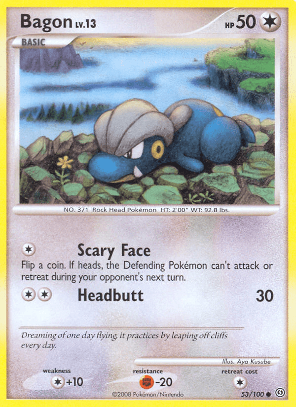 Carta Bagon 53/100 do set Stormfront — Pokémon TCG | Bynx