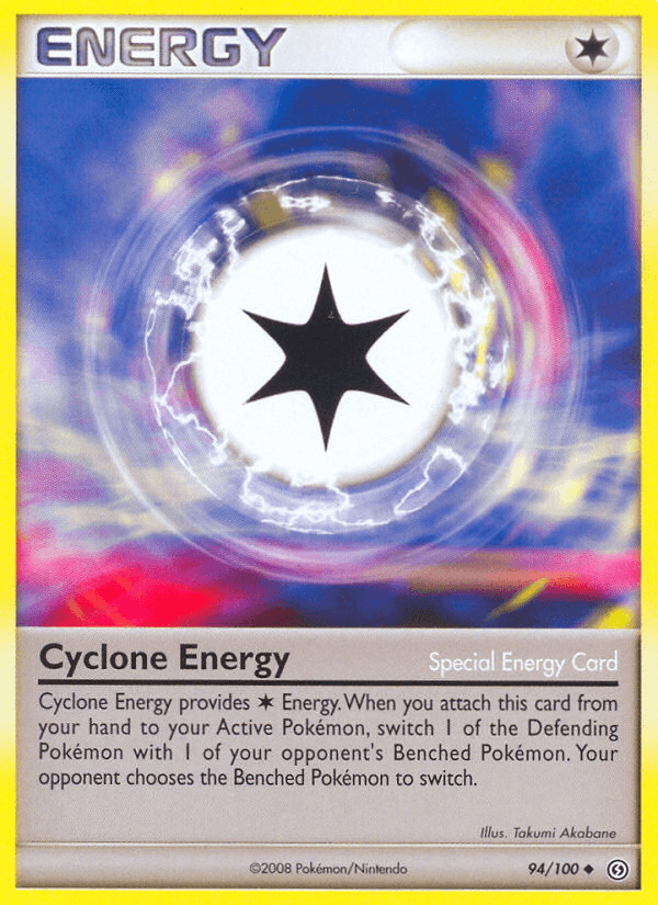 Carta Cyclone Energy 94/100 do set Stormfront — Pokémon TCG | Bynx