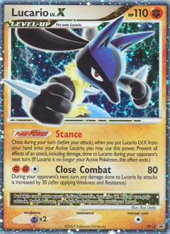 Lucario LV.X DP12 — DP Black Star Promos