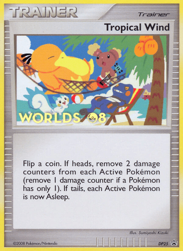 Carta Tropical Wind DP25/56 do set DP Black Star Promos — Pokémon TCG | Bynx