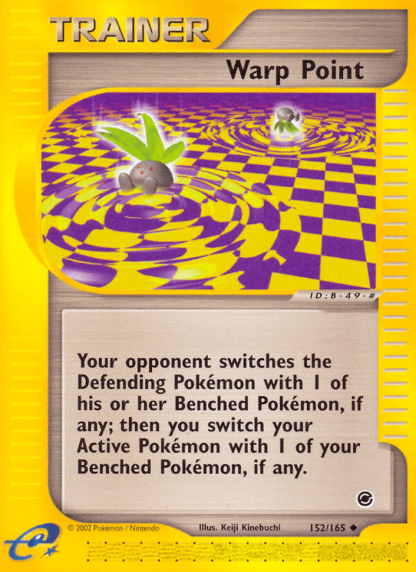 Carta Warp Point 152/165 do set Expedition Base Set — Pokémon TCG | Bynx