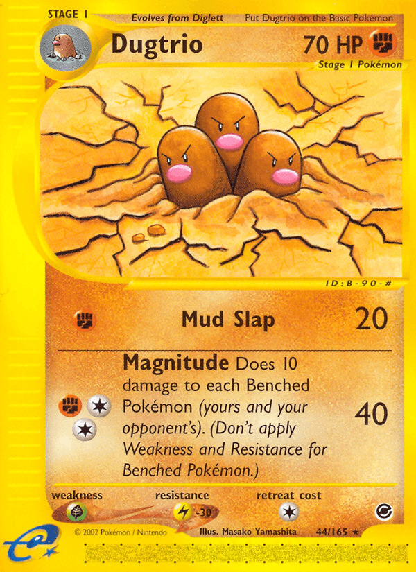 Carta Dugtrio 44/165 do set Expedition Base Set — Pokémon TCG | Bynx