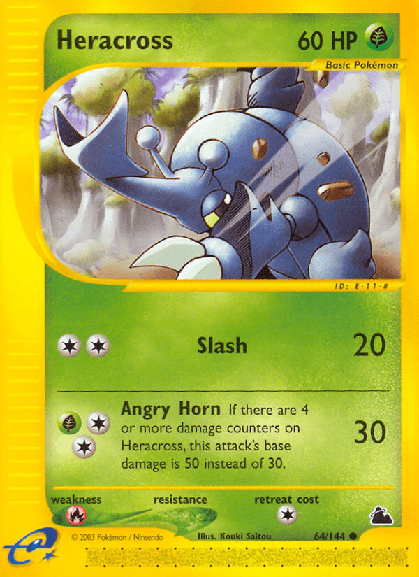 Carta Heracross 64/144 do set Skyridge — Pokémon TCG | Bynx