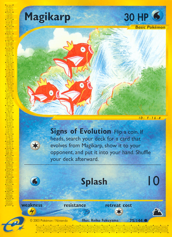 Carta Magikarp 75/144 do set Skyridge — Pokémon TCG | Bynx