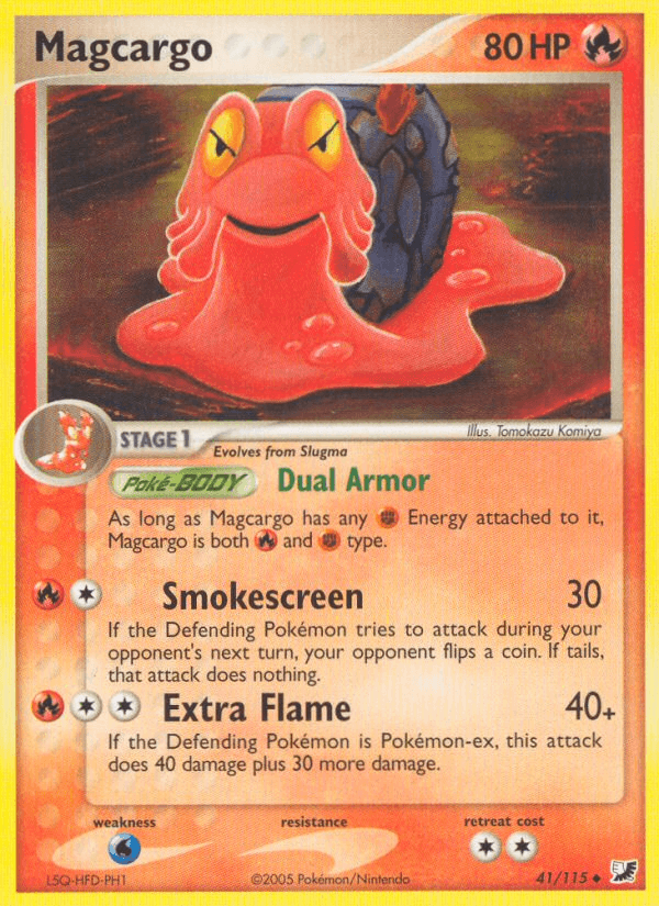 Carta Magcargo 41/115 do set Unseen Forces — Pokémon TCG | Bynx
