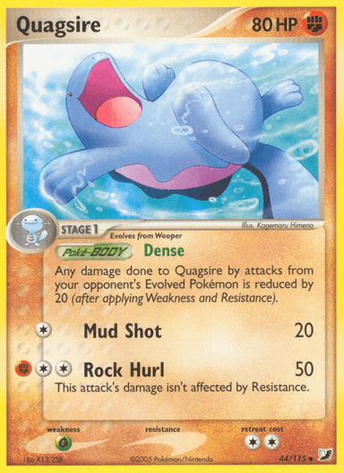 Carta Quagsire 44/115 do set Unseen Forces — Pokémon TCG | Bynx