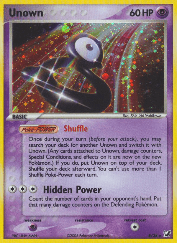 Carta Unown B/115 do set Unseen Forces — Pokémon TCG | Bynx