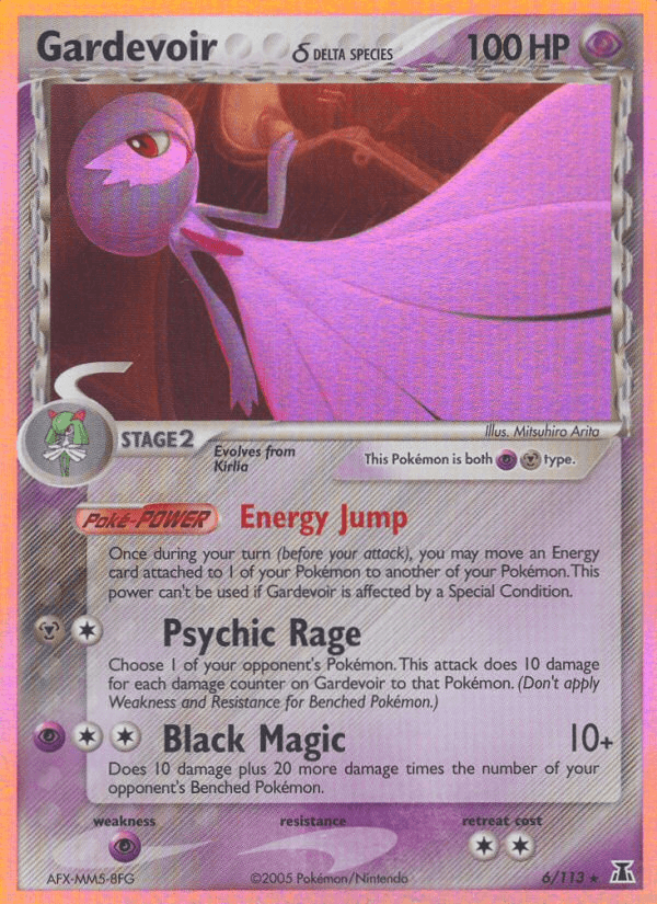 Carta Gardevoir δ 6/113 do set Delta Species — Pokémon TCG | Bynx